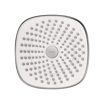 HANSGROHE 04387400 White/Chrome Croma Select E Modern Showerhead 1.8 GPM