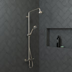 HANSGROHE 04070820 Croma 100 Classic Showerhead 3-Jet, 2.5 GPM - Brushed Nickel