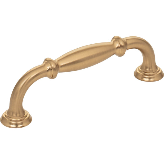 JEFFREY ALEXANDER 658-96SBZ Tiffany 96 mm Center-to-Center Bar Pull - Satin Bronze