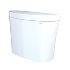 TOTO ST448EMNA#01 Aquia Iv Arc Dual Flush 1.28 And 0.9 Gpf Toilet Tank Only With Washlet+ Auto Flush Compatibility - Cotton White