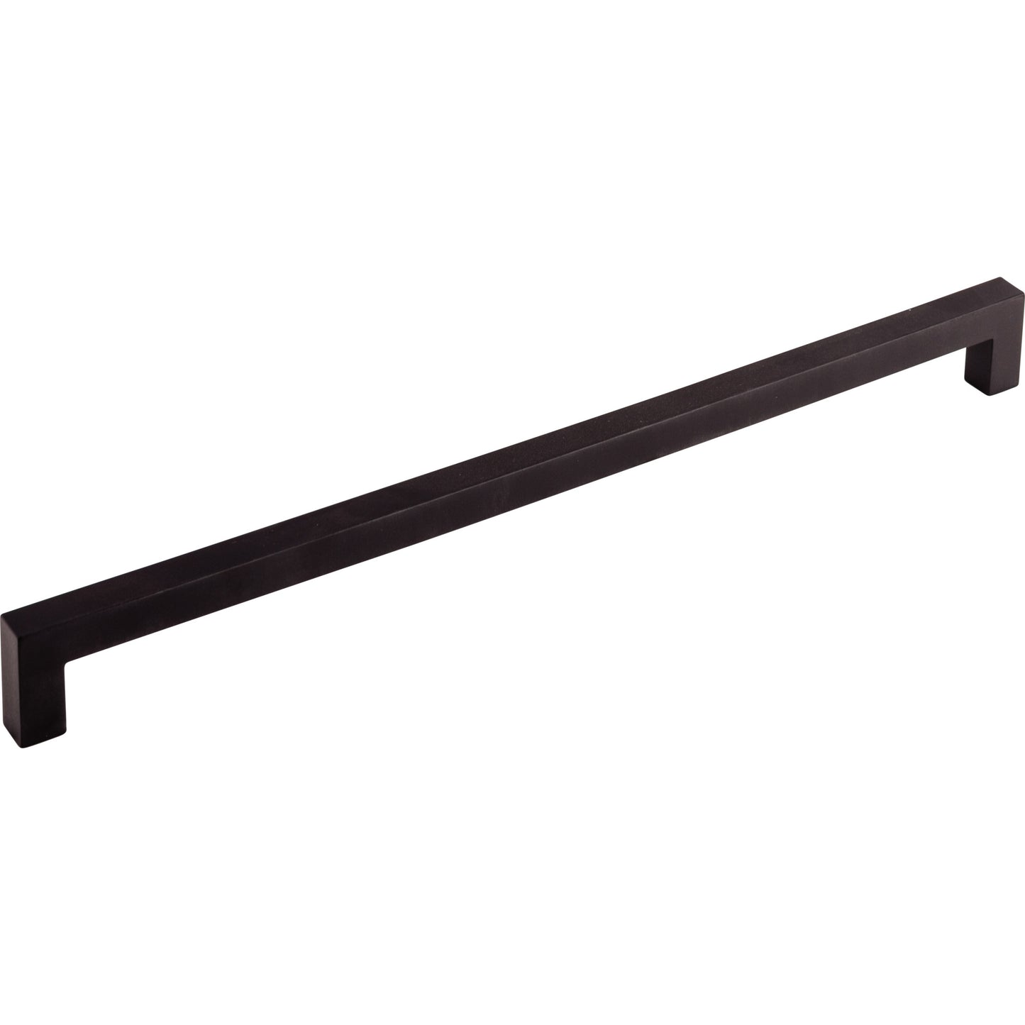 TOP KNOBS M1840 Square Bar 12" Center to Center Bar Pull - Flat Black