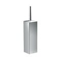 AXOR 42655000 Universal Rectangular Toilet Brush Holder, Wall-Mounted - Chrome