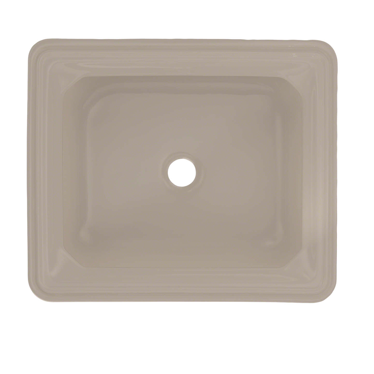 TOTO LT973G#03 Guinevere Rectangular Undermount Bathroom Sink with CEFIONTECT , Bone