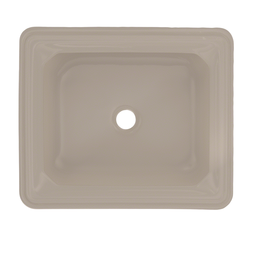 TOTO LT973G#03 Guinevere Rectangular Undermount Bathroom Sink With Cefiontect - Bone