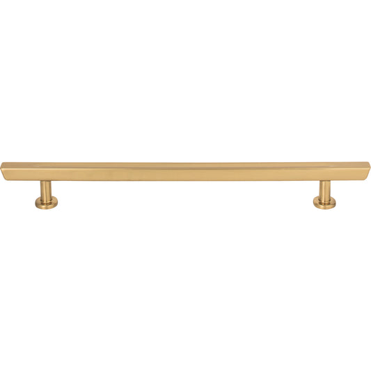 ATLAS 417-WB Tiki Hut 7 9/16" Center to Center Bar Pull , Warm Brass