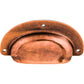 TOP KNOBS M213 Mayfair 3 hole Center to Center Cup/Bin Pull - Old English Copper