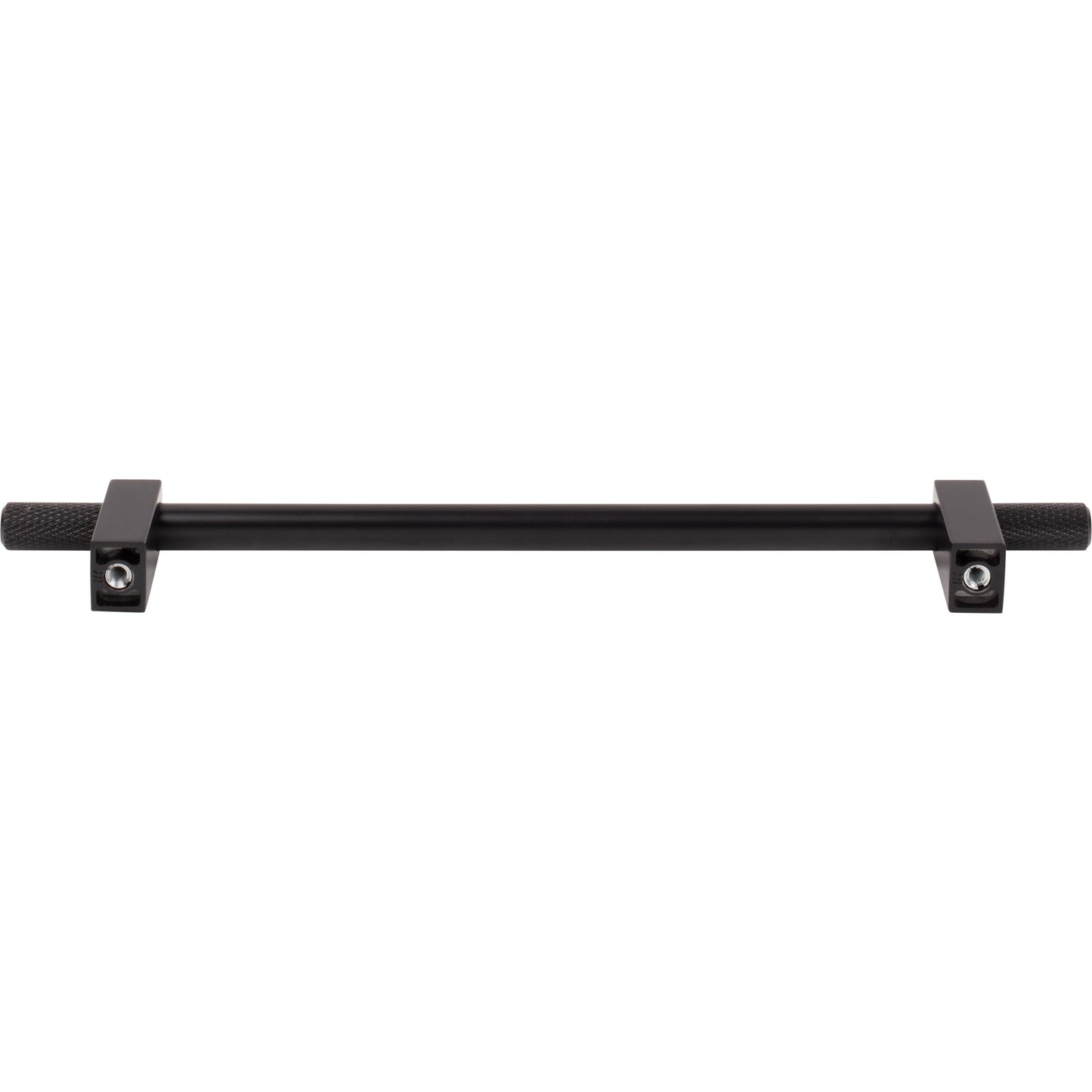 JEFFREY ALEXANDER 698-192MB Larkin Knurled Ends 192 mm Center-to-Center Bar Pull - Matte Black