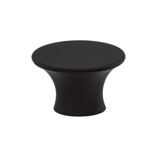 TOP KNOBS TK780BLK Edgewater 1 5/16" Length Oval Knob - Flat Black