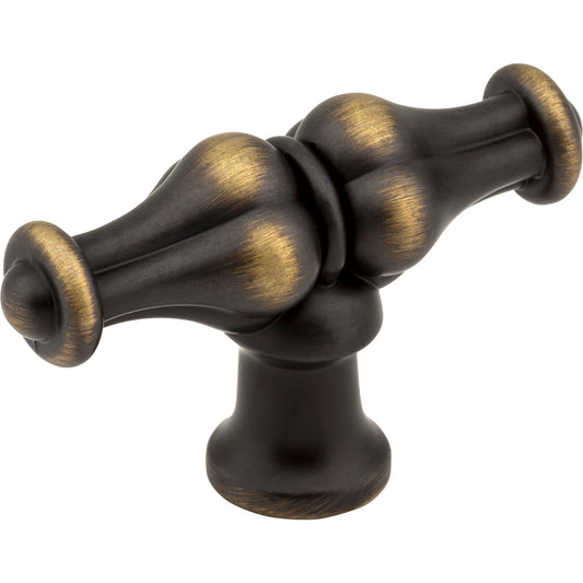 JEFFREY ALEXANDER 818L-ABSB Bella 2-1/4" Length Bar Knob , Antique Brushed Satin Brass