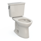 TOTO CST786CEG#12 Drake Transitional Two-Piece Elongated 1.28 GPF TORNADO FLUSH Toilet with CEFIONTECT , Sedona Beige