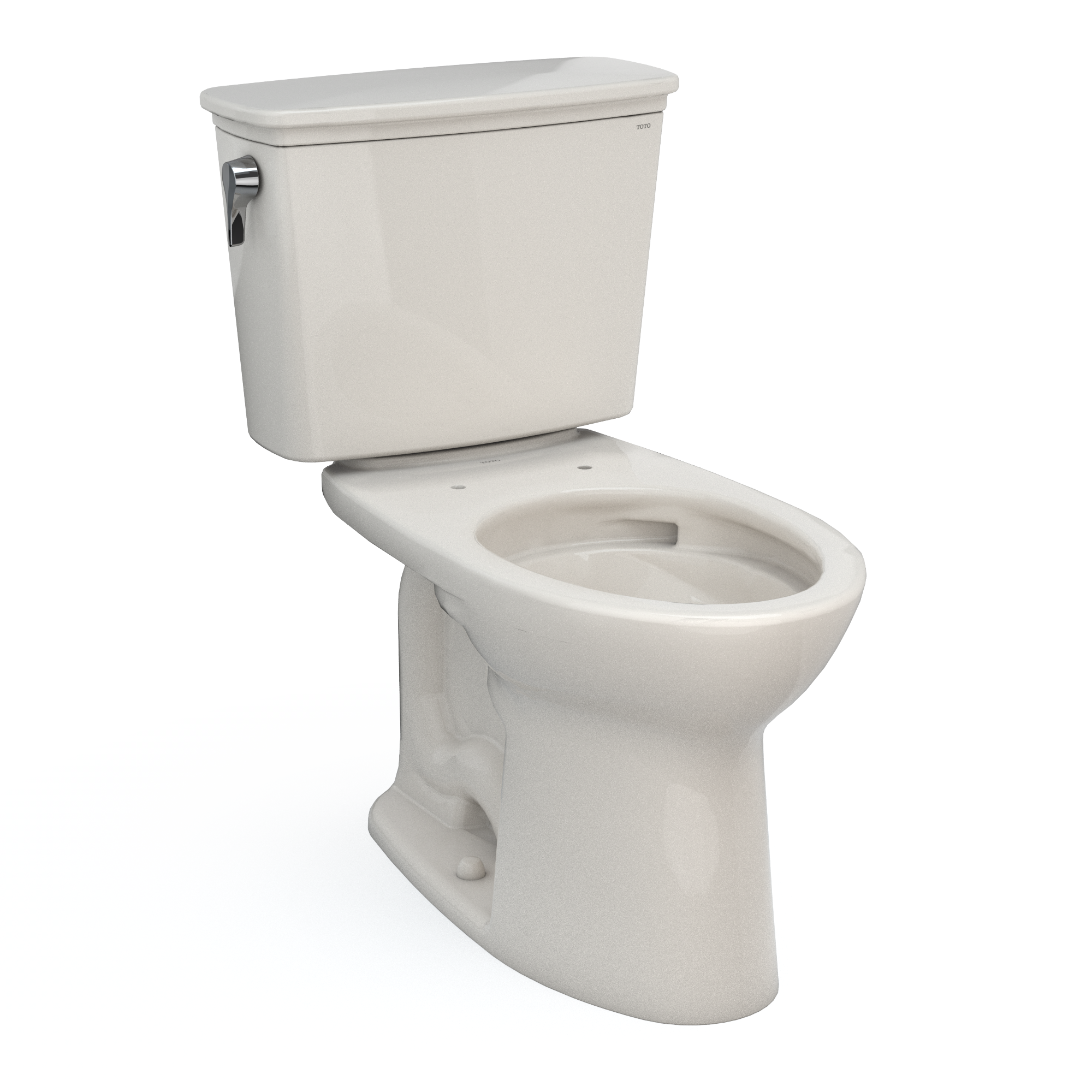 TOTO CST786CEG#12 Drake Transitional Two-Piece Elongated 1.28 Gpf Tornado Flush Toilet With Cefiontect - Sedona Beige