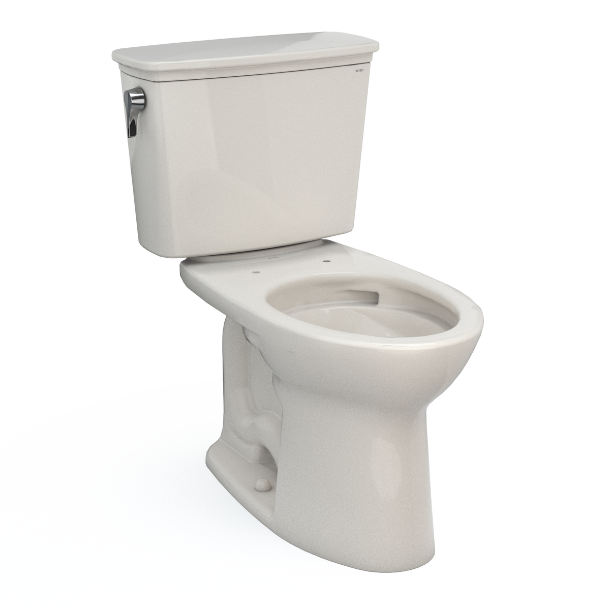 TOTO CST786CEFG#12 Drake Transitional Two-Piece Elongated 1.28 Gpf Universal Height Tornado Flush Toilet With Cefiontect - Sedona Beige