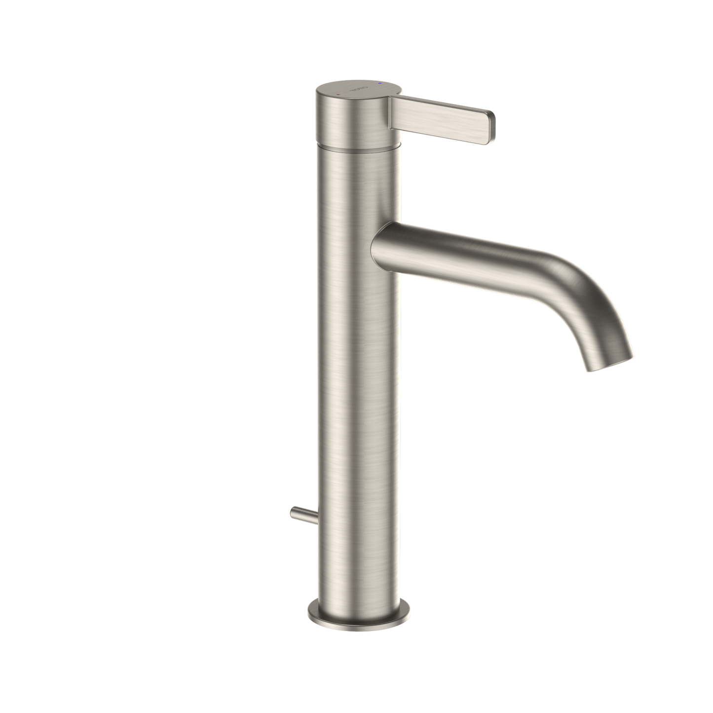 TOTO TLG11303U#BN GF 1.2 GPM Single Handle Semi-Vessel Bathroom Sink Faucet with COMFORT GLIDE Technology , Brushed Nickel