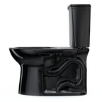 TOTO CST786CEF#51 Drake Transitional Two-Piece Elongated 1.28 Gpf Universal Height Tornado Flush Toilet - Ebony
