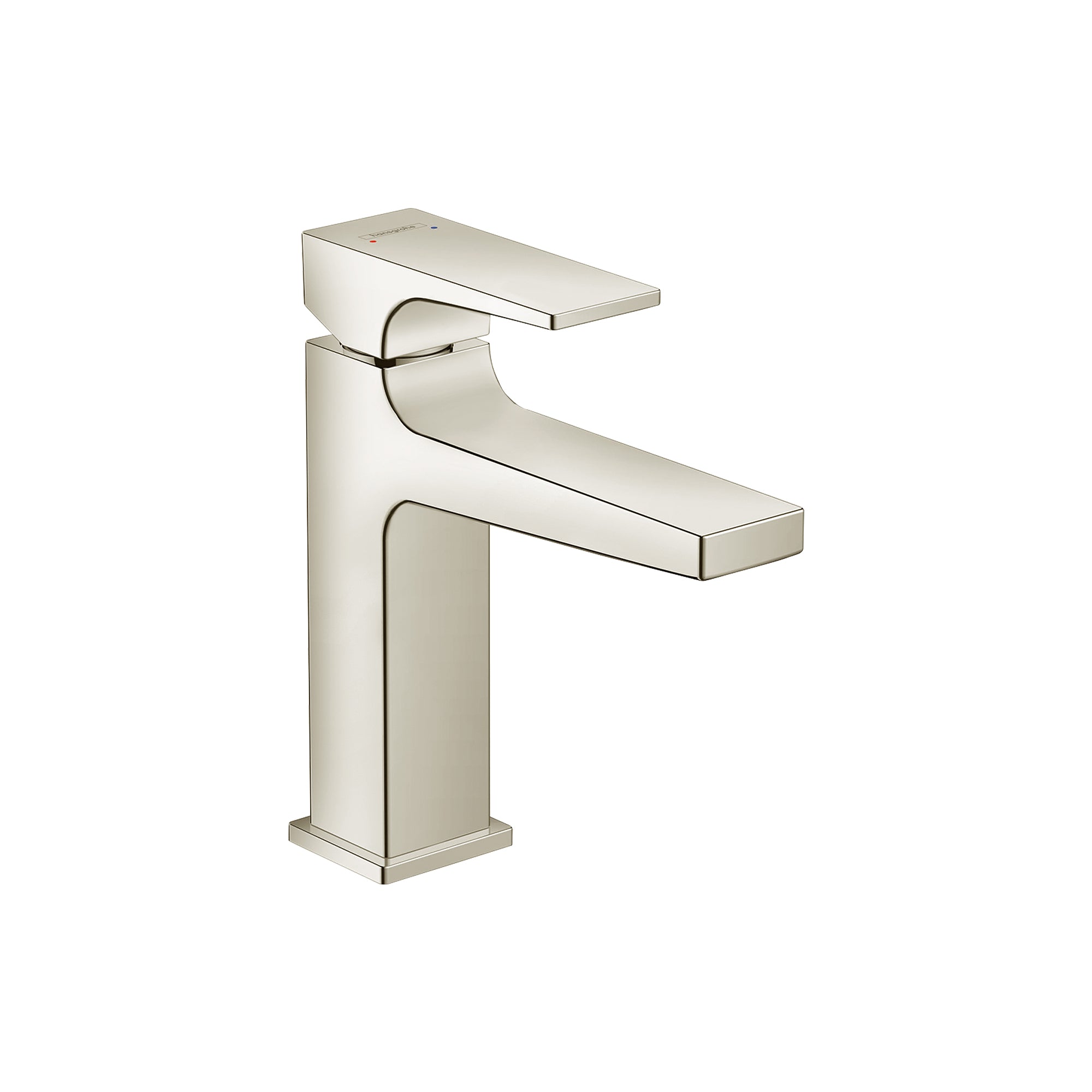 HANSGROHE 32506831 Metropol Single-Hole Faucet 110 with Lever Handle and Pop-Up Drain, 1.2 GPM - Polished Nickel