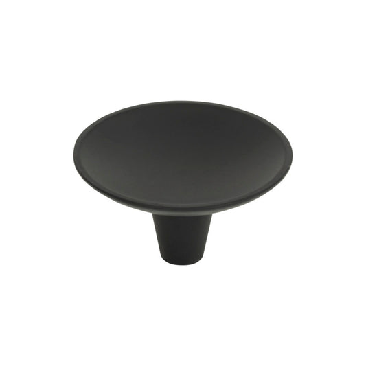 ATLAS 226-BL Dap 2" Diameter Round Knob - Matte Black