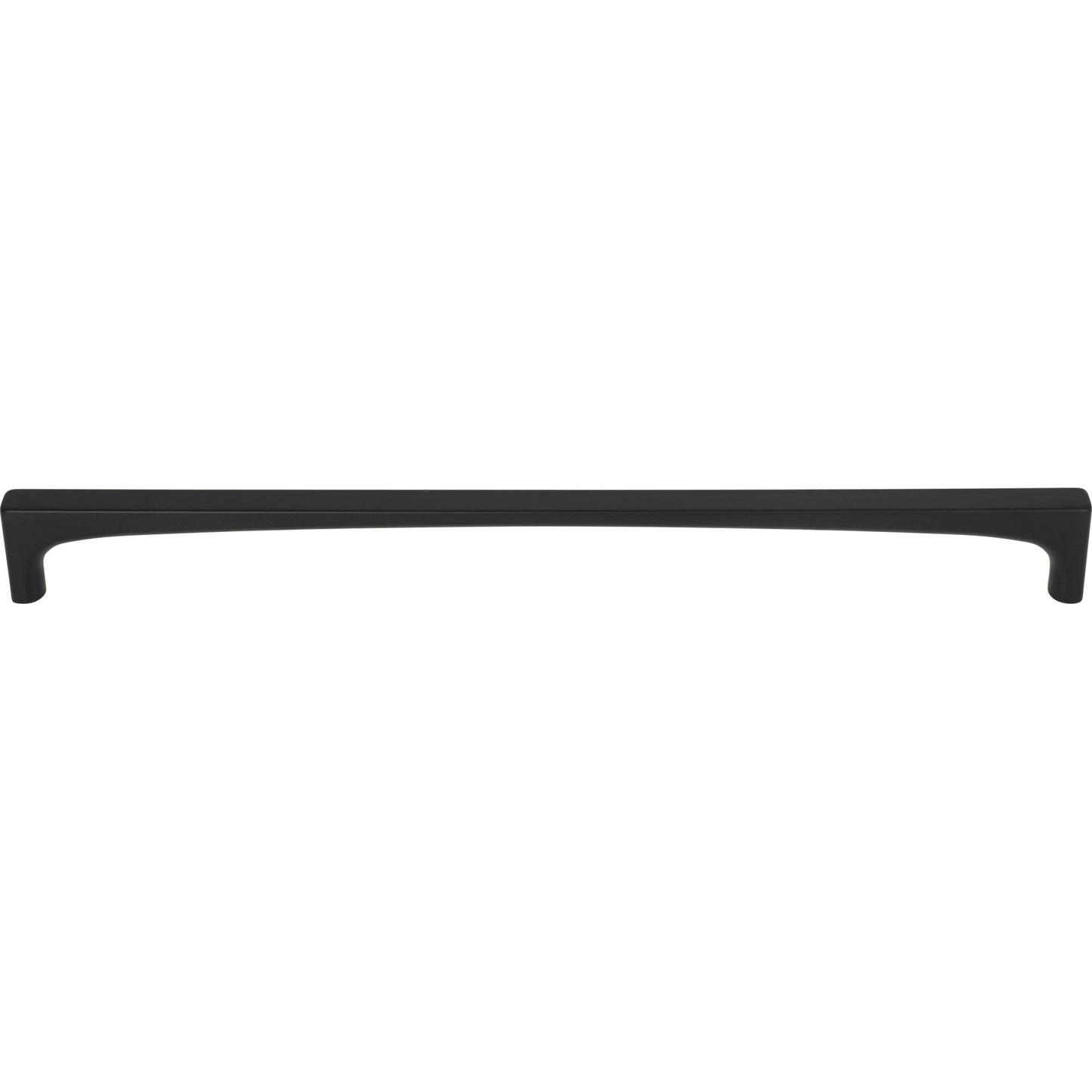 TOP KNOBS TK1017BLK Riverside 12" Center to Center Bar Pull - Flat Black