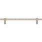 JEFFREY ALEXANDER 598-192SN Larkin Knurled Center 192 mm Center-to-Center Bar Pull - Satin Nickel