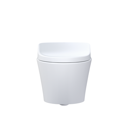 TOTO CWT4264736CMFGA#MS Washlet+ Ap Wall-Hung Elongated Toilet With S7A Contemporary Bidet Seat And Duofit In-Wall 0.9 And 1.28 Gpf Auto Dual-Flush Tank System - Matte Silver