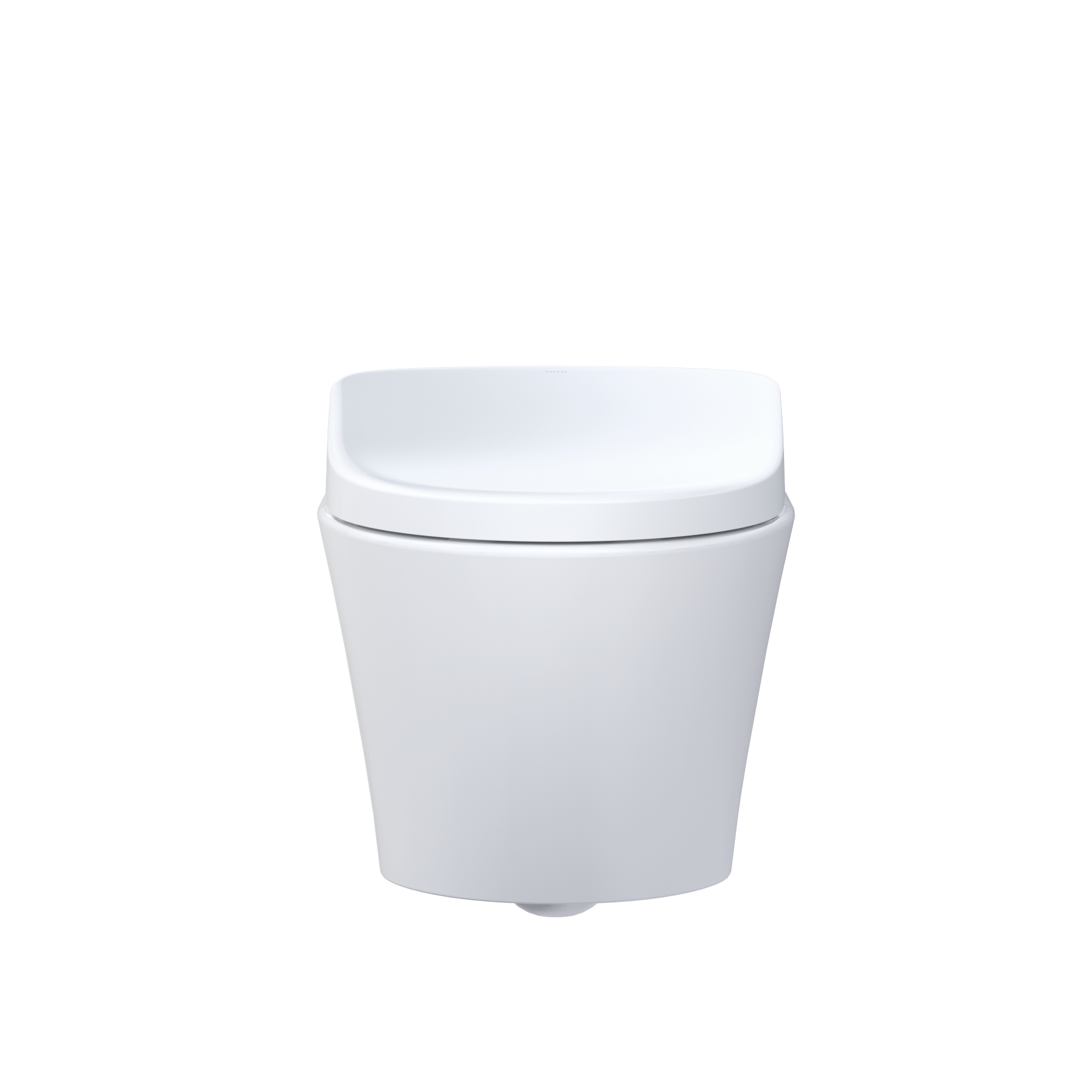 TOTO CWT4264726CMFG#MS Washlet+ Ap Wall-Hung Elongated Toilet With S7 Contemporary Bidet Seat And Duofit In-Wall 0.9 And 1.28 Gpf Dual-Flush Tank System - Matte Silver