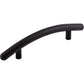 TOP KNOBS M535 Curved 3 3/4" Center to Center Bar Pull - Flat Black