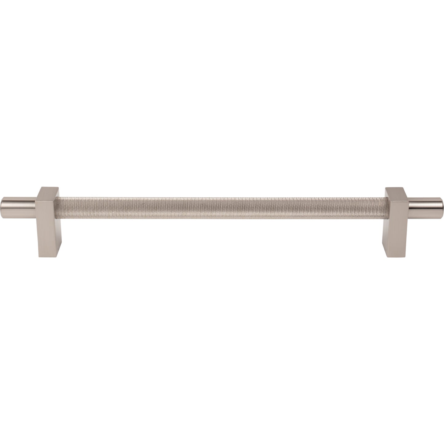 JEFFREY ALEXANDER 598-18SN Larkin Knurled Center 18" Center-to-Center Appliance Pull - Satin Nickel