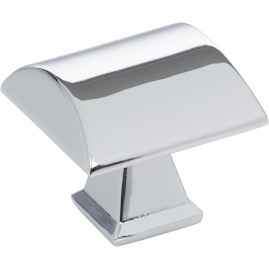 JEFFREY ALEXANDER 944PC Roman 1-1/4" Length Square Knob - Polished Chrome