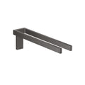 AXOR 42622340 Universal Rectangular Towel Holder Twin-Handle - Brushed Black Chrome