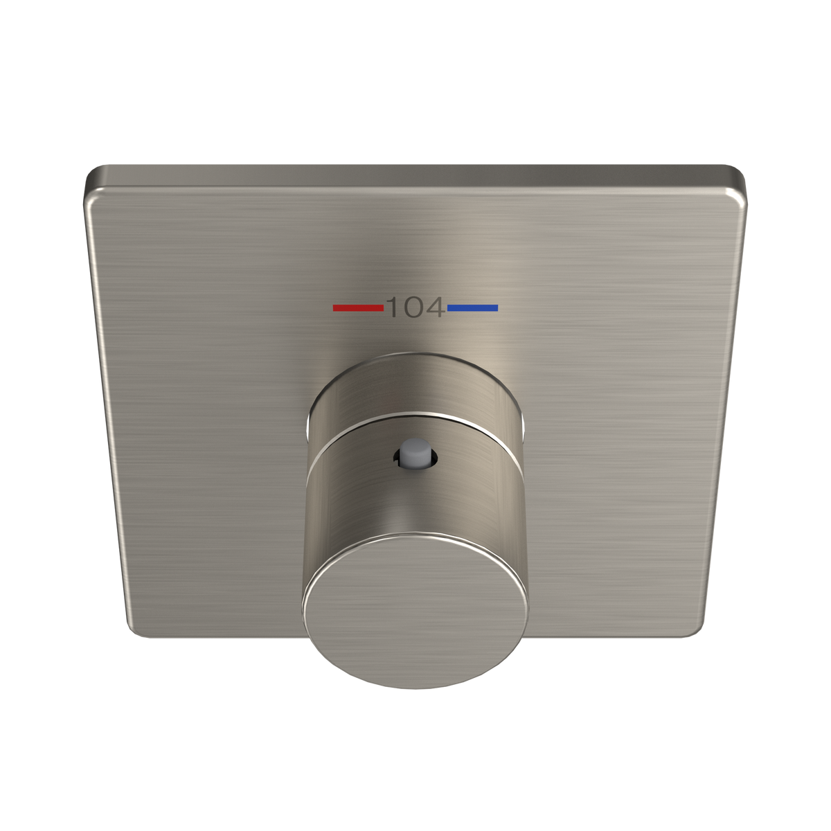 TOTO TBV02401U#BN Square Thermostatic Mixing Valve Shower Trim - Brushed Nickel