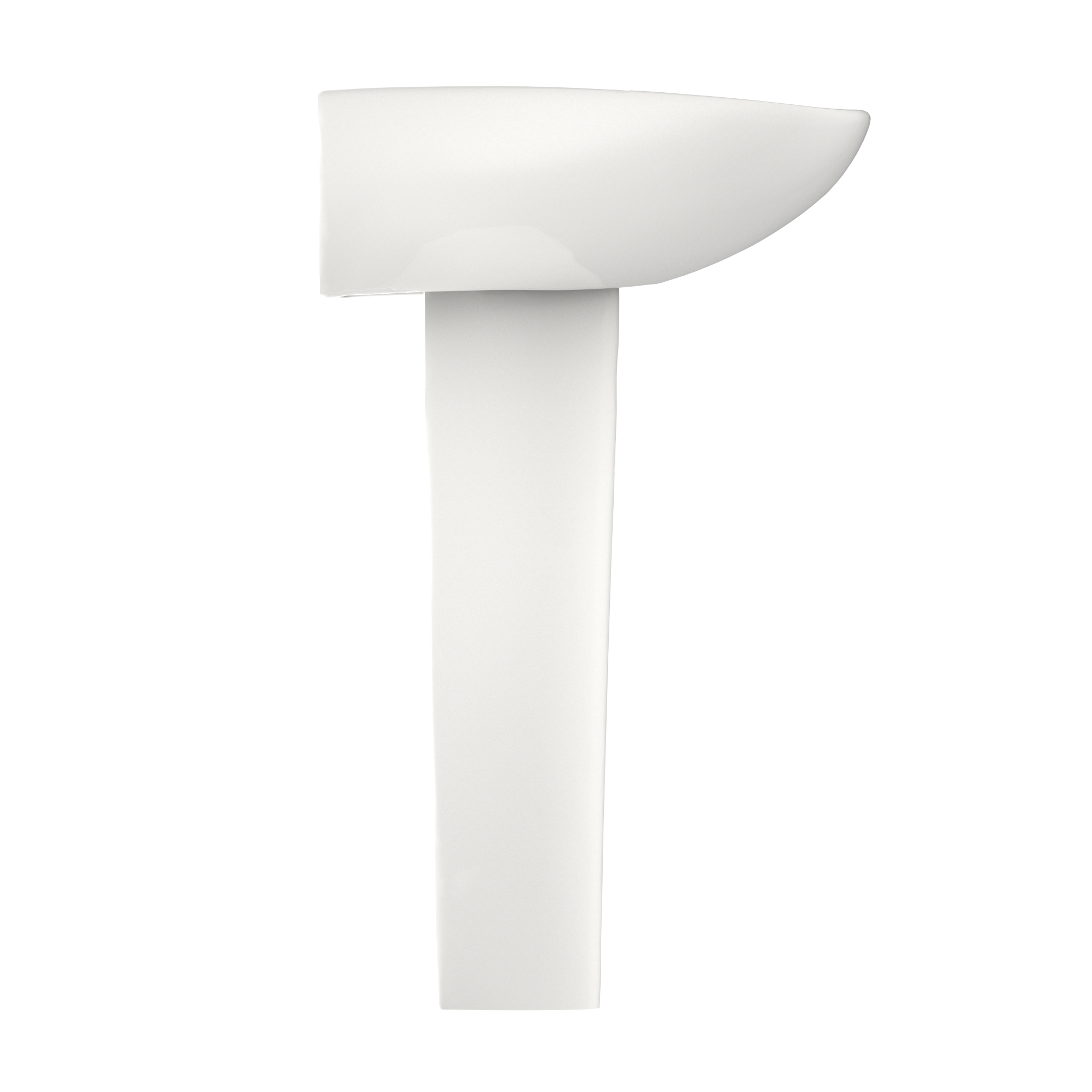TOTO LPT242G#11 Prominence Oval Basin Pedestal Bathroom Sink With Cefiontect For Single Hole Faucets - Colonial White
