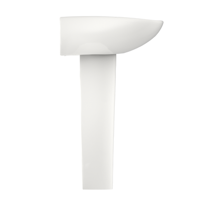 TOTO LPT242G#11 Prominence Oval Basin Pedestal Bathroom Sink With Cefiontect For Single Hole Faucets - Colonial White