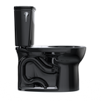 TOTO CST785CEF#51 Drake Transitional Two-Piece Round 1.28 Gpf Universal Height Tornado Flush Toilet - Ebony