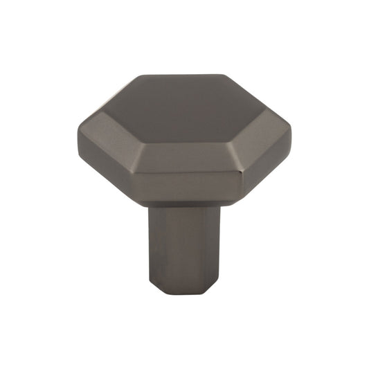 TOP KNOBS TK791AG Lydia 1 1/8" Length Square Knob , Ash Gray