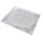 TOTO LT481G#11 Maris 20-5/16" X 15-9/16" Oval Undermount Bathroom Sink With Cefiontect - Colonial White