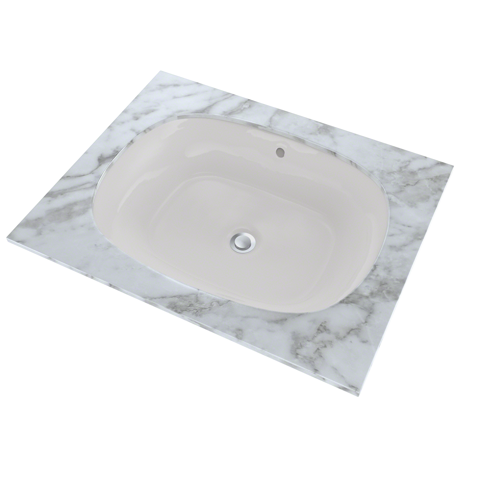 TOTO LT481G#11 Maris 20-5/16" X 15-9/16" Oval Undermount Bathroom Sink With Cefiontect - Colonial White