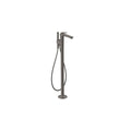 AXOR 49440341 Citterio C Freestanding Tub Filler Trim with 1.75gpm Handshower - Brushed Black Chrome