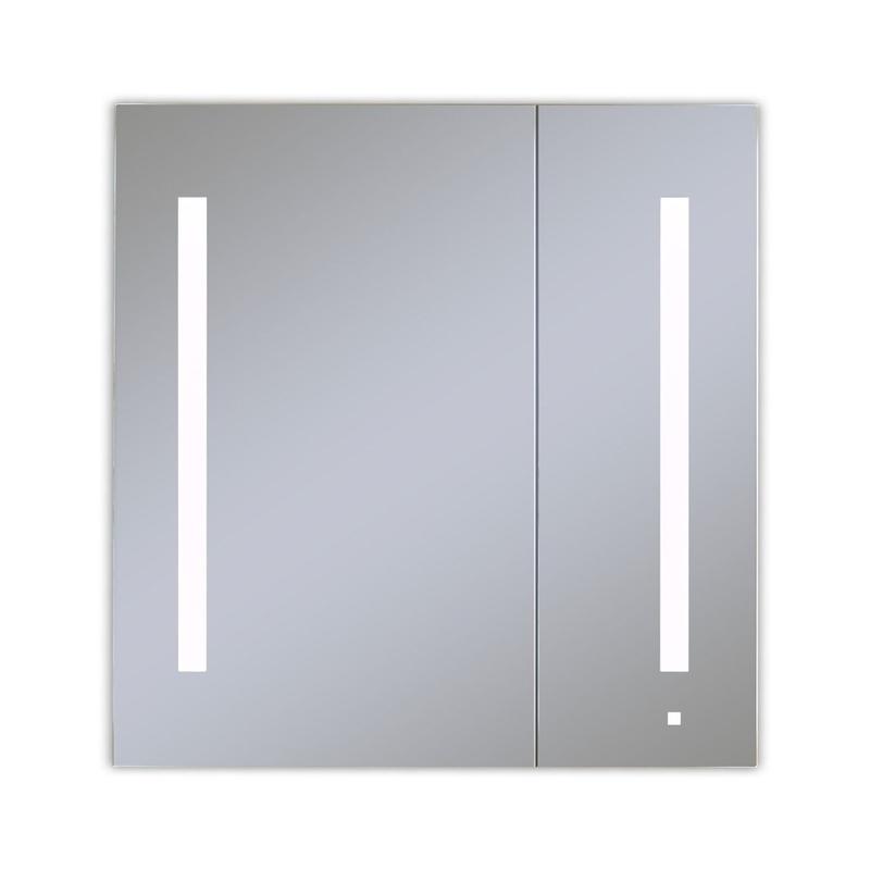 Robern AC3630D4P2LW Aio 35-1/4" X 30" X 4" Dual Door Lighted Cabinet