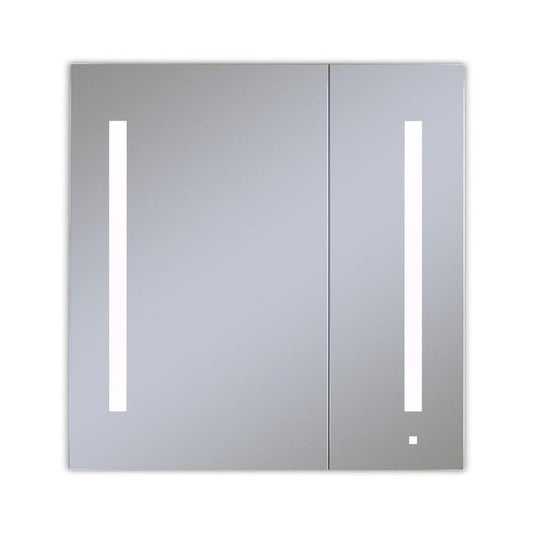 Robern AC3630D4P2LW Aio 35-1/4" X 30" X 4" Dual Door Lighted Cabinet