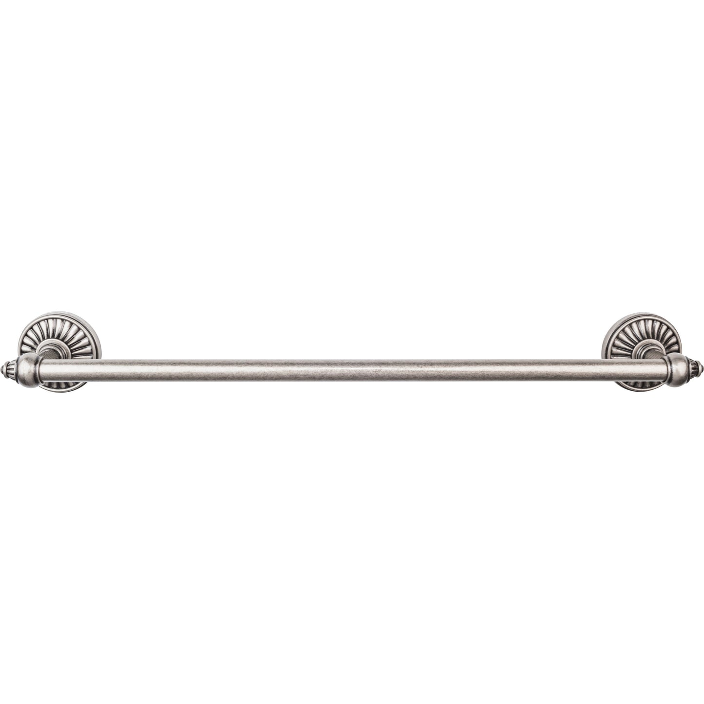 TOP KNOBS TUSC10PTA TOP BATH (R) Tuscany Bath Single 32 1/2" Wall Mounted  Towel Bar , Pewter Antique