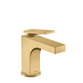 AXOR 39001251 Citterio Single-Hole Faucet 90 with Pop-Up Drain- Rhombic Cut, 1.2 GPM - Brushed Gold Optic