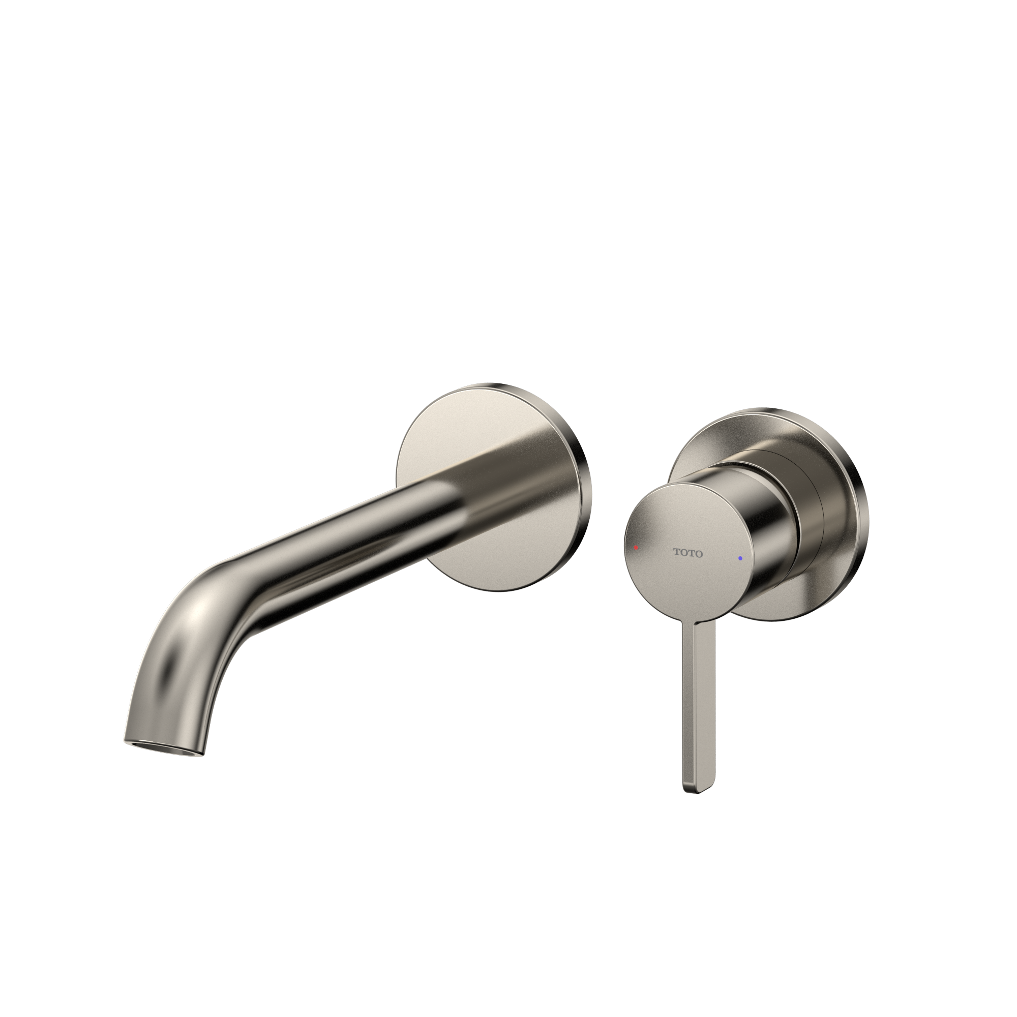 TOTO TLG11308U#PN Gf 1.2 Gpm Wall-Mount Single-Handle Long Bathroom Faucet With Comfort Glide Technology - Polished Nickel