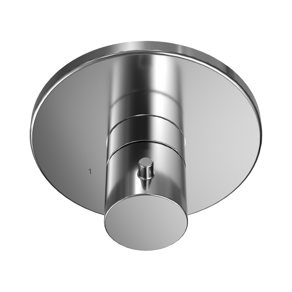 TOTO TBV01103U#CP Round Two-Way Diverter Shower Trim - Polished Chrome
