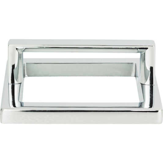 ATLAS 410-CH Tableau 2 1/2" Center to Center Finger Pull - Polished Chrome