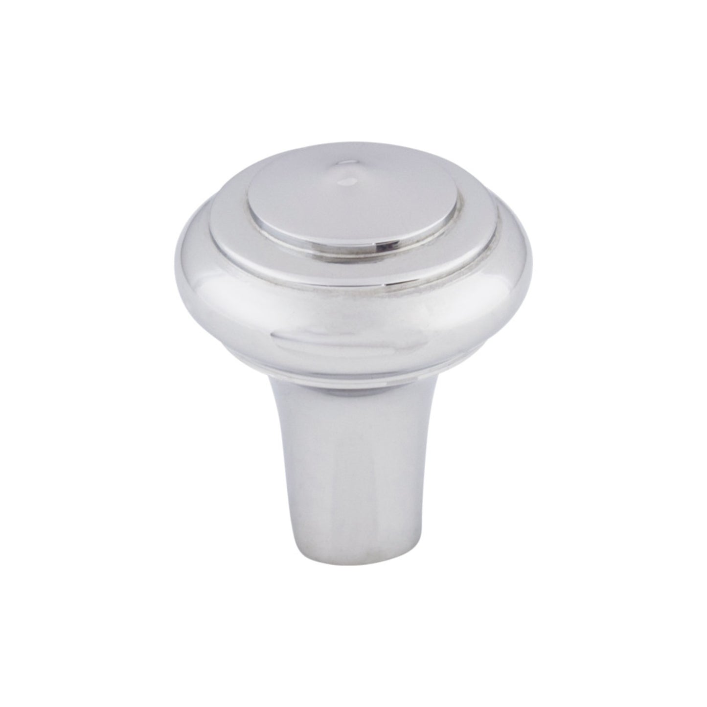 TOP KNOBS M2039 Aspen II Peak 1" Diameter Round Knob - Polished Chrome