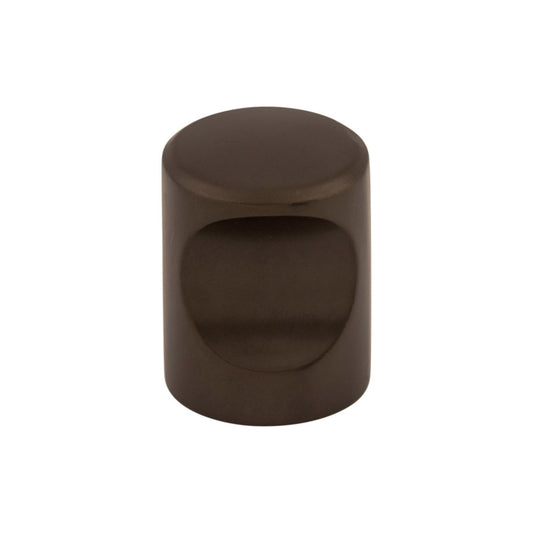 TOP KNOBS M1601 Indent 3/4" Diameter Round Knob - Oil Rubbed Bronze