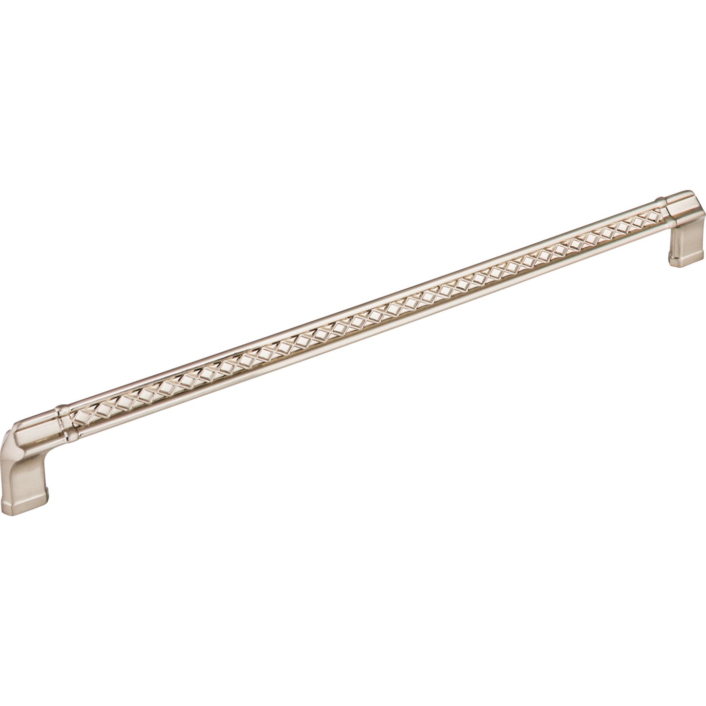 TOP KNOBS TK207BSN Tower Bridge 12" Center to Center Bar Pull - Brushed Satin Nickel