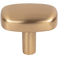 JEFFREY ALEXANDER 329L-SBZ Loxley 1-1/2" Length Rectangle Knob - Satin Bronze