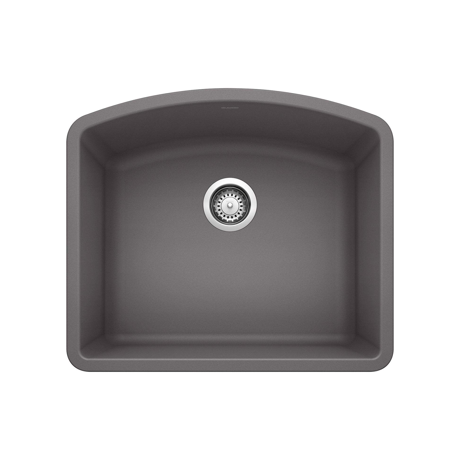 BLANCO 441468 Diamond Diamond SILGRANIT 24" Single Bowl Undermount Kitchen Sink - Cinder in Cinder