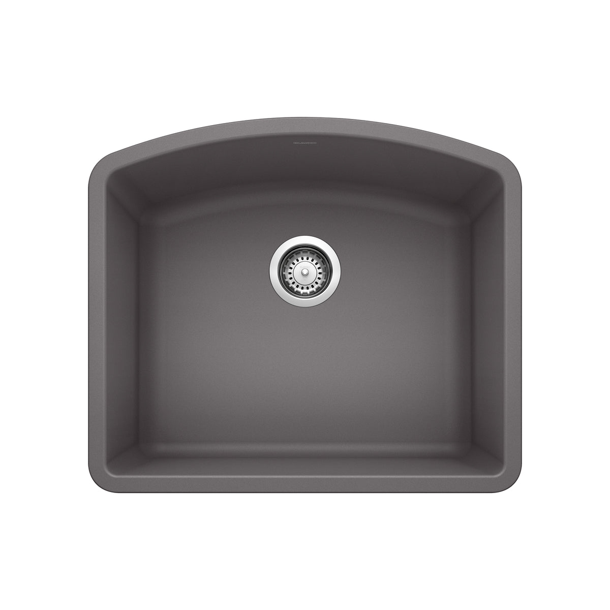 BLANCO 441468 Diamond Diamond SILGRANIT 24" Single Bowl Undermount Kitchen Sink - Cinder in Cinder