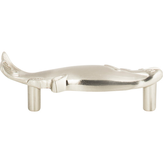 ATLAS 2217-BRN Fish 3" Center to Center Novelty Pull - Brushed Nickel